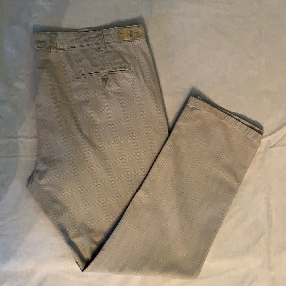 Black Brown 1826 100% Cotton Straight Leg Pants